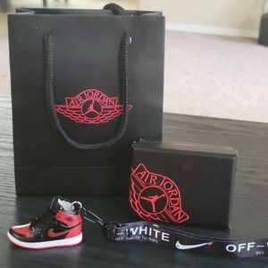 Nike jordan keychain lanyard